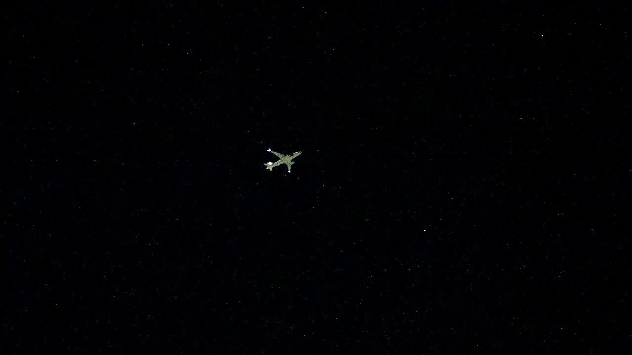 夜空の飛行機 13 09 12 Youtube