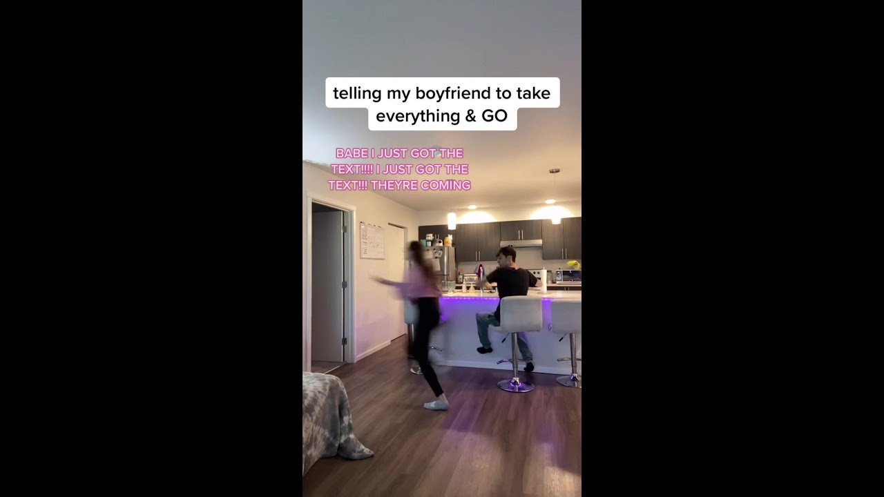telling my boyfriend to take everything & GO 🤣😳 ( @originalisrael ) 