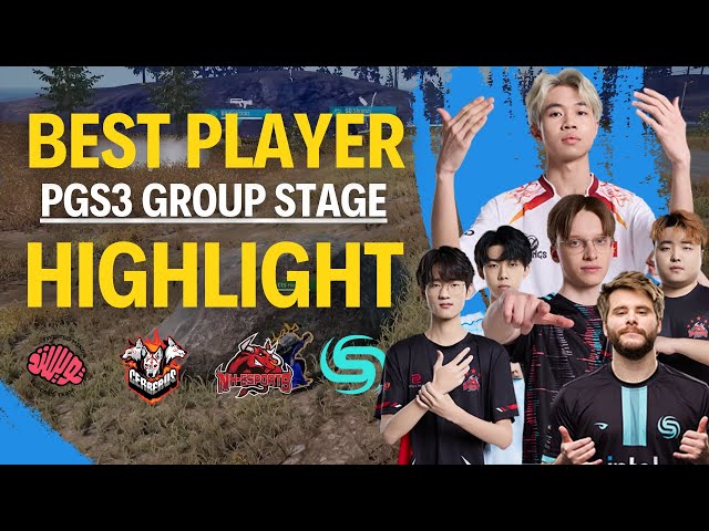 PUBG ESPORTS: BEST MOMENTS OF PGS3 GROUP STAGE | EXTREME SKILL | BEST PLAYER class=