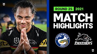 Eels v Panthers Match Highlights | Round 25, 2021 | Telstra Premiership | NRL