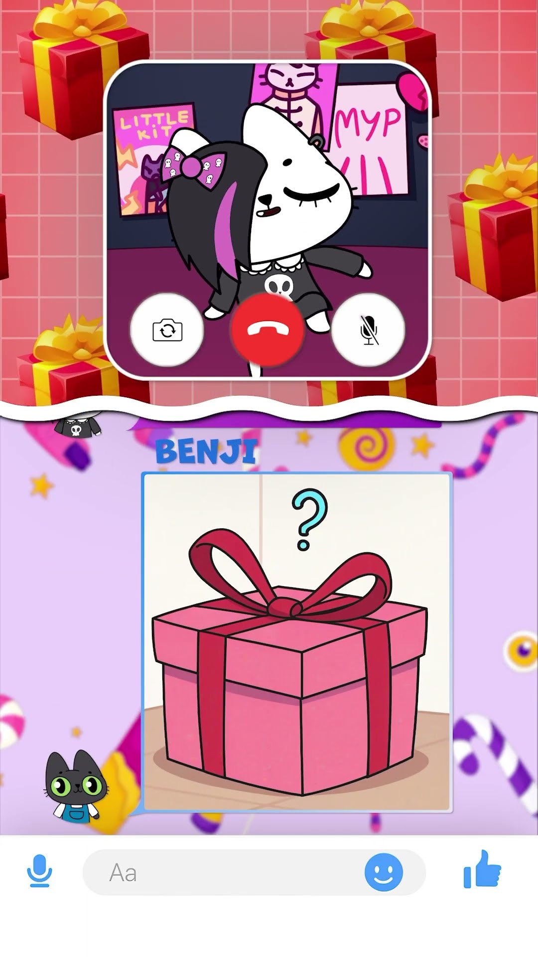 And for Christmas, Bully wished for...? #teenytinysimba #simbochka #simba