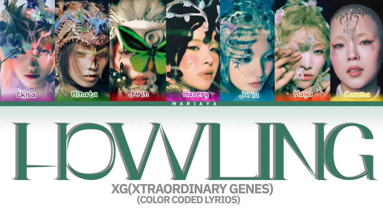 HOWLING | XG (XTRAORDINARY GENES) | COLOR CODED LYRIOS | X-POP
