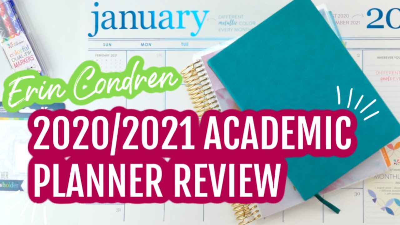 Erin Condren Academic Planner Review 2020/2021