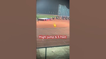 High jump 6.5 feet 🚀 !#shorts #viralvideo #physical #trackandfield #highjump #jump