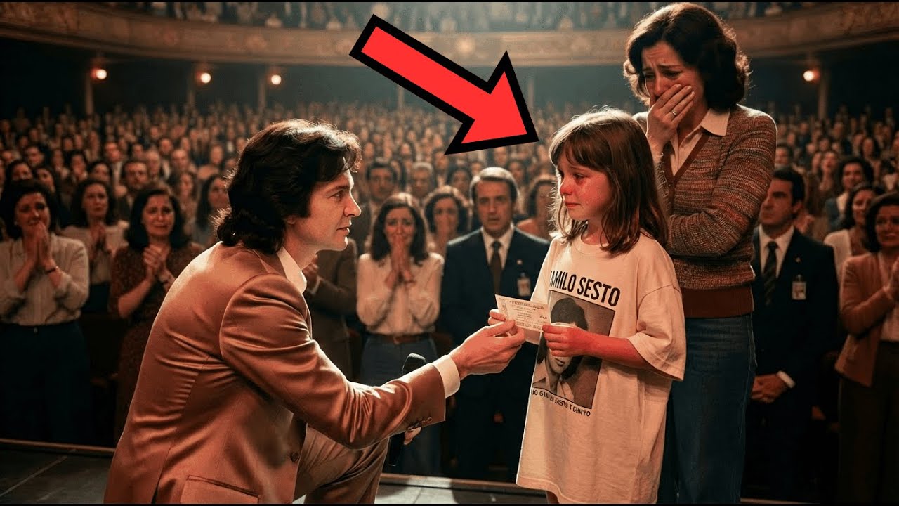 Camilo Sesto Vio a Una Niña Llorando en Primera Fila — Lo Que Hizo Después la Salvó del Dolor