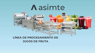Línea Automática de Extracción de Jugos de Fruta | Tecnología en Frío ASIMTE