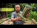 Master Carpenter Amu Uses Bamboo To Make Bird Repe