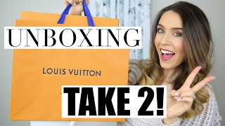 LOUIS VUITTON UNBOXING TAKE 2! | Modeling Shots \& Bag Details | Shea Whitney