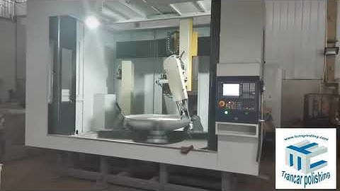 Steel tank head surface grinding machine with SIEMENS CNC full automation control system from China
