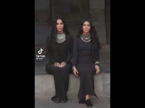 Kim Kardashian And Kourtney Kardashian Showing Off Their Armenian Culture