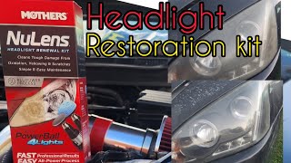 mothers nulens headlight renewal kit - step by step video