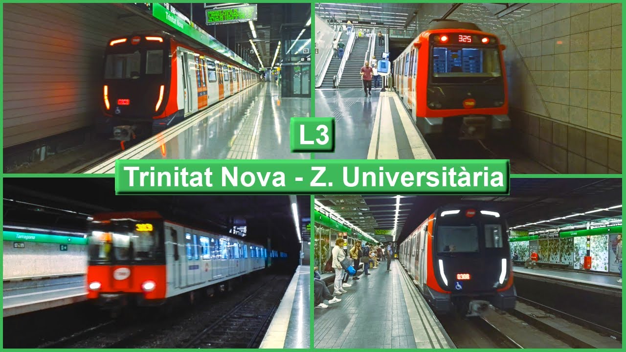 Линия 3 метро FGC Барселона : Все станции ( TMB ) ACC84