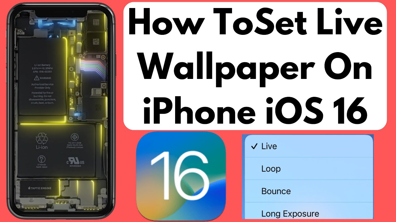 How To Set Live Wallpaper On Iphone Ios 16 Live Wallpaper Apply To Iphone  Lock Screen - Youtube