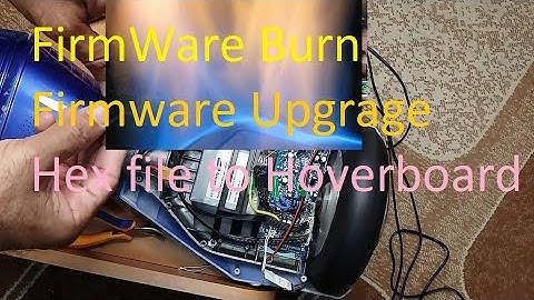 Hoverboard motherboard hack  firmware upgrade ST Link V2 not connected Solved BLDC motor