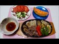 糖質制限ダイエットメニュー№4・牛肉と野菜の鉄板焼き