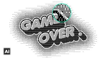 How to Make Bitmap Text Effect in Adobe Illustrator