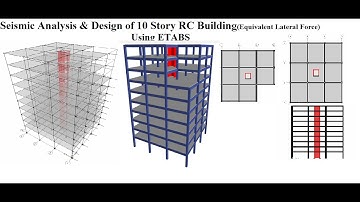 SEISMIC ANALYSIS & DESIGN OF 10 STORY RC BUILDING USING ETABS