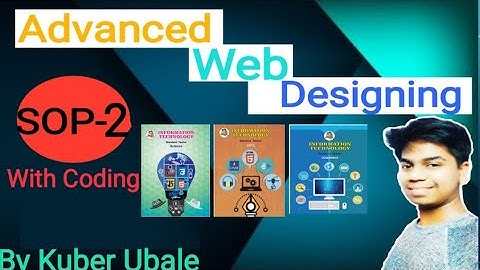 SOP-2 ADVANCED WEB DESIGNING.
