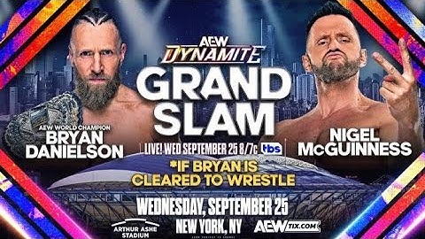 Bryan Danielson Vs Nigel McGuinness AEW Gran Slam 2024 Highlights