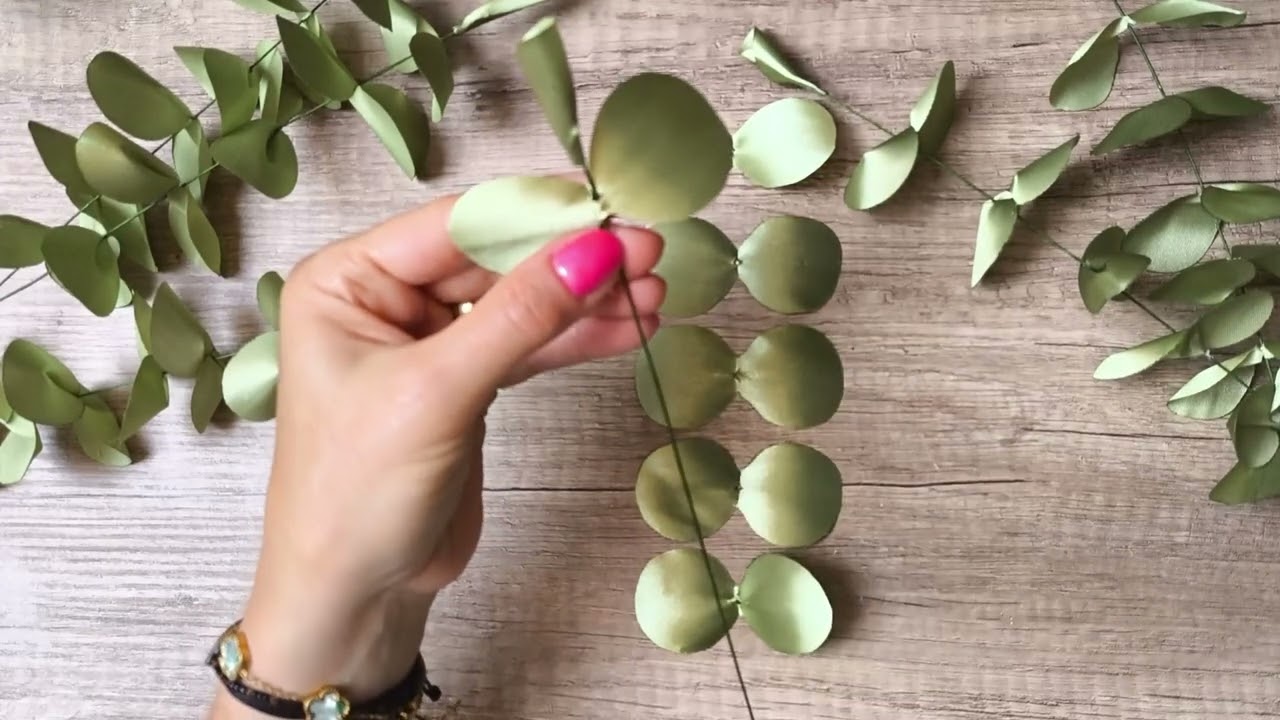 D.I.Y. Eucaliptus From Satin RIbbon