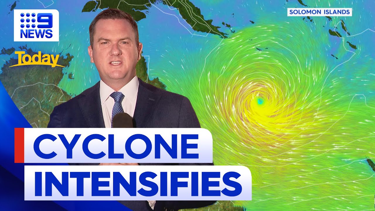 Tropical Cyclone Jasper intensifies | 9 News Australia