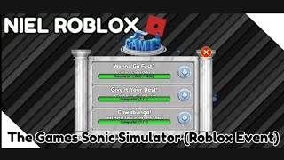 Roblox Event The Games Sonic Simulator Script Roblox