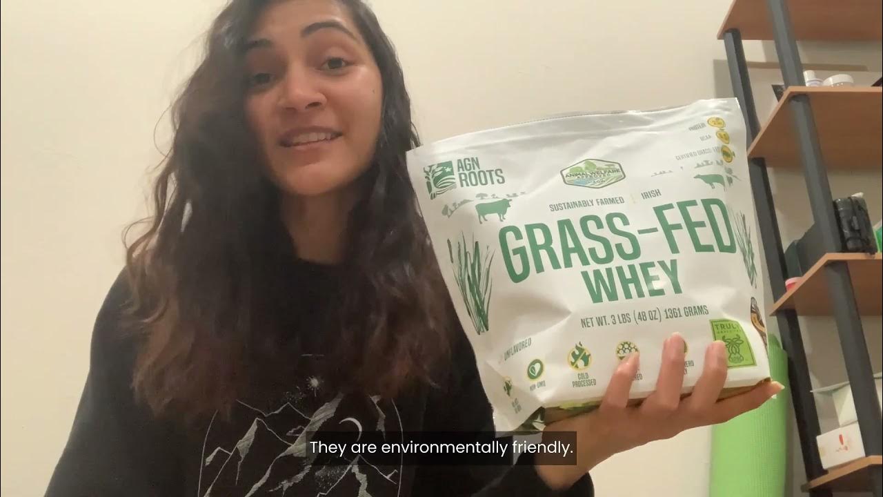 AGN Roots Grass Fed Whey Isolate Review California YouTube