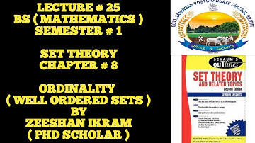 LECTURE # 25: SET THEORY ( SCHAUM