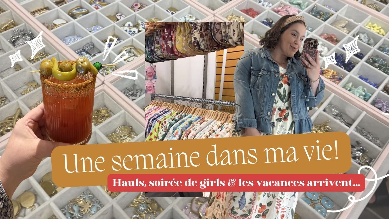 VLOG #765: Ça sent le début des vacances... Hauls compagnies québécoises! 💖
