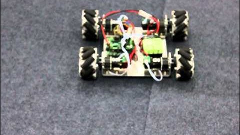 4WD MECANUM WHEEL MOBILE ROBOT  DEMO ACTION