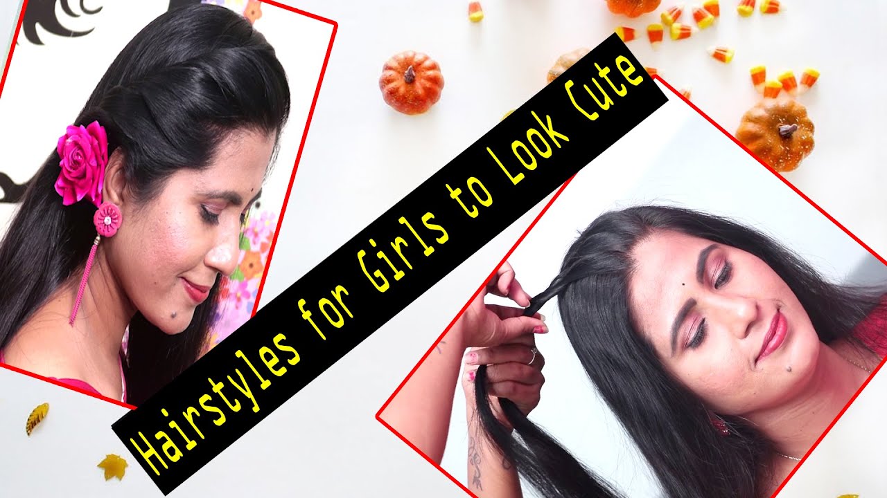 Most Beautiful Front Hairstyle for Girls | Front hairstyle | Easy party  hairstyle | hair style girls - YouTube
