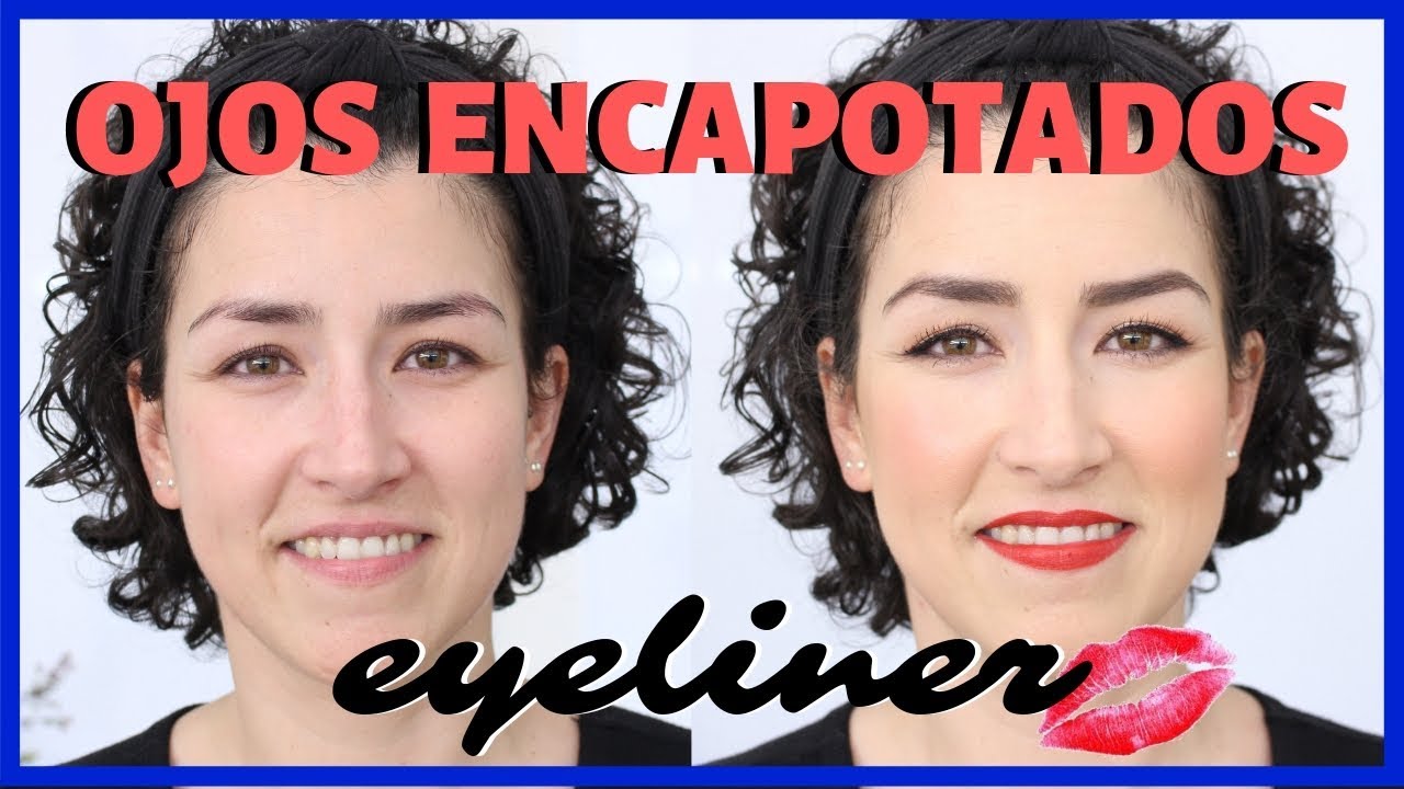 MAQUILLANDO LUCIÉRNAGAS · EYELINER ojos encapotados ·💄Lucía Puebla💋