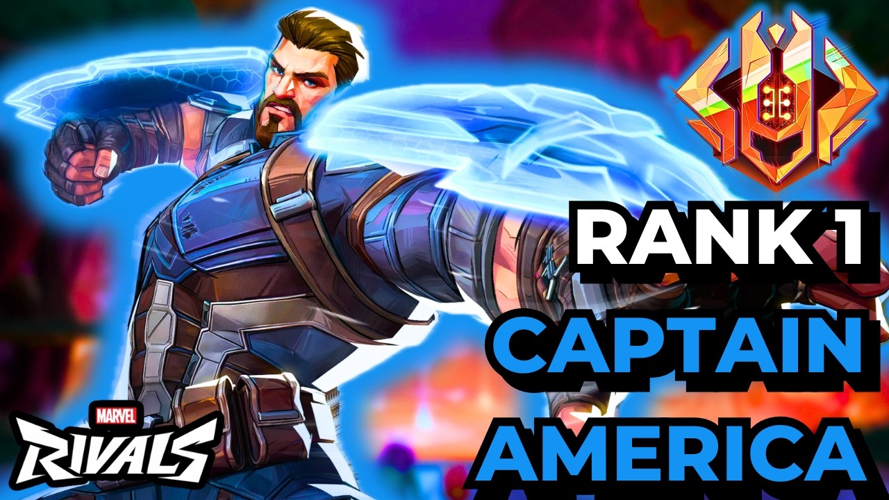 RANK 1 Captain America | Matcha Ninjaa | Marvel Rivals Season 6.5