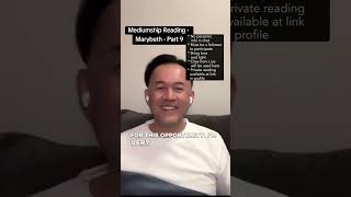 Mediumship Reading - Marybeth - Part 9 #psychicreading #medium #spirituality