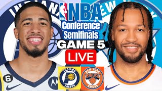 GAME 5: INDIANA PACERS vs NEW YORK KNICKS | SCOREBOARD | PLAY BY PLAY | #NBAPlayoffs