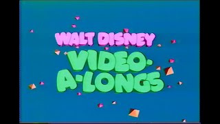 Intro To - Walt Disney Video-A-Longs Winnie The Pooh