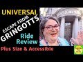 Universal - Escape From Gringotts - Ride Review - Plus Size & Accessible