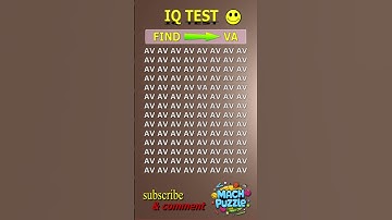 Tell me where VA? | Brain Teaser IQ Test #shorts #different #puzzles #opticalillusion #quiz