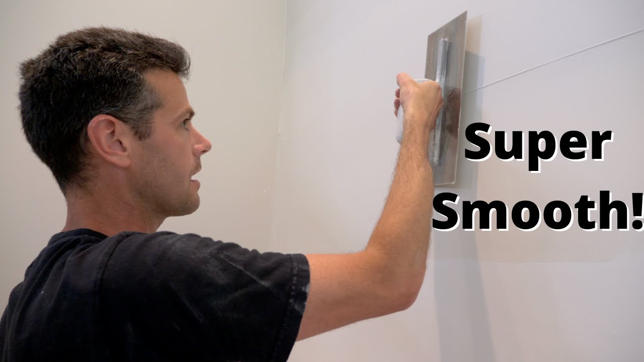 How to do a TIGHT SKIM on drywall!, on YouTube