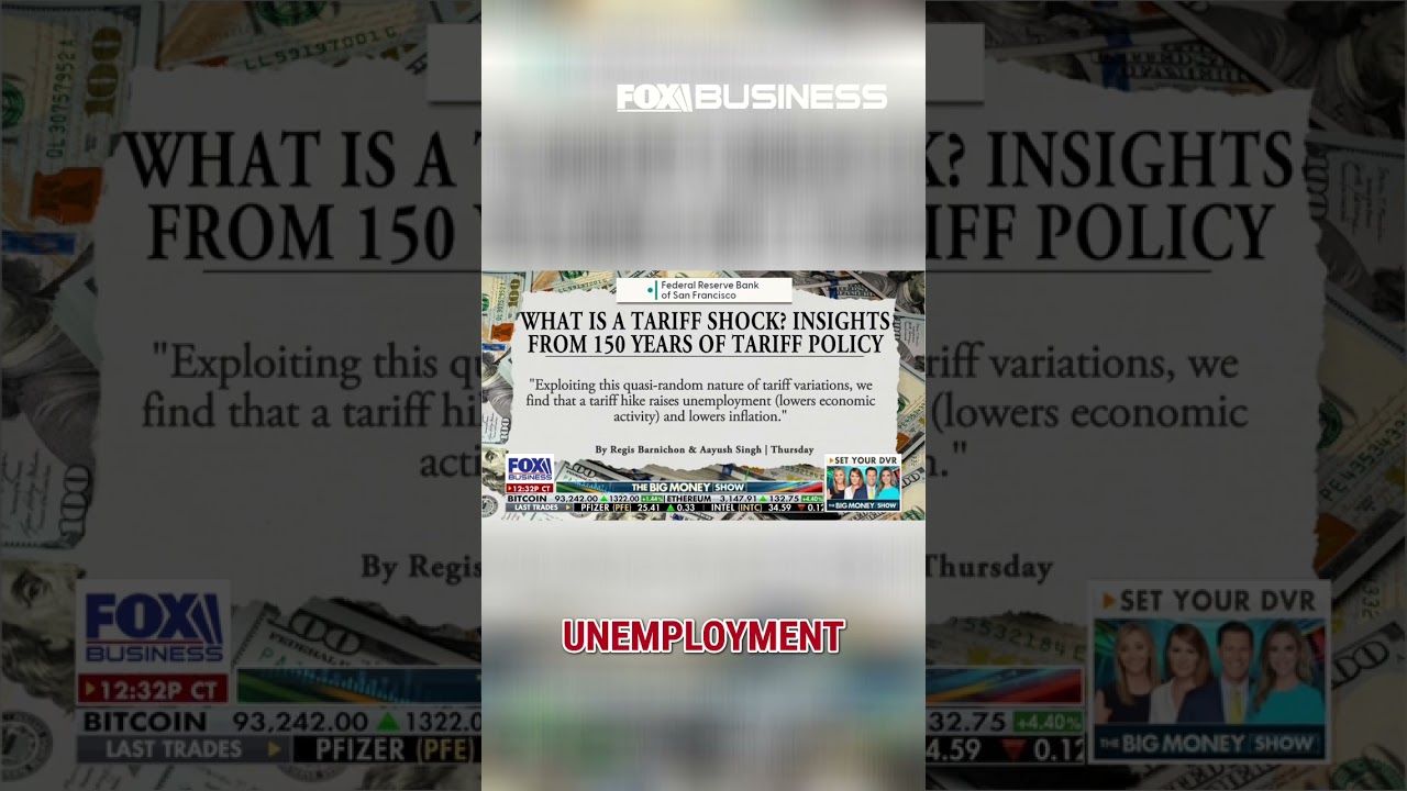 Shocking Fed study blows up Democrats' tariff claims #shorts