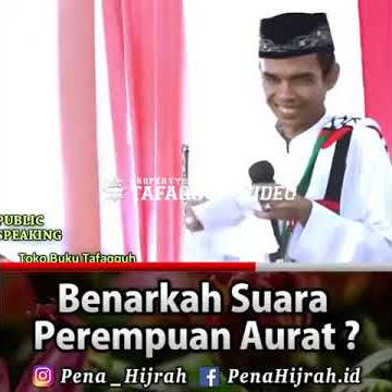 Benarkah Suara Perempuan Aurat. Oleh UAS