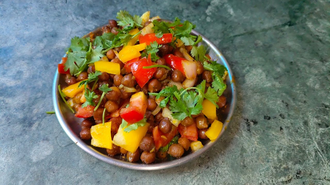 Ramzan special fried kala chana Chaat iftar recipe /high protein kala chana Chaat recipe#food 