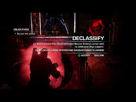 Gears of War Judgement XBOX Series X Gameplay - Act I Museum of Military Glory - Chapter 6