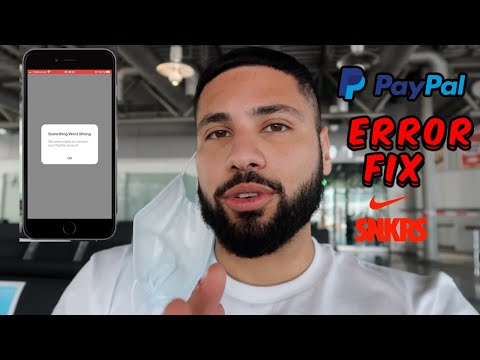 SNKRS APP PAYPAL ERROR QUICK FIX FOR SNKRS DAY *IN 1 MINUTE*