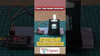 Motion Detection Light Using ESP32 & PIR Sensor | Smart Home Automation