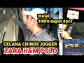 Full brand chinos kemeja ZARA H&amp;M POLO segini harganya thrifting tupal