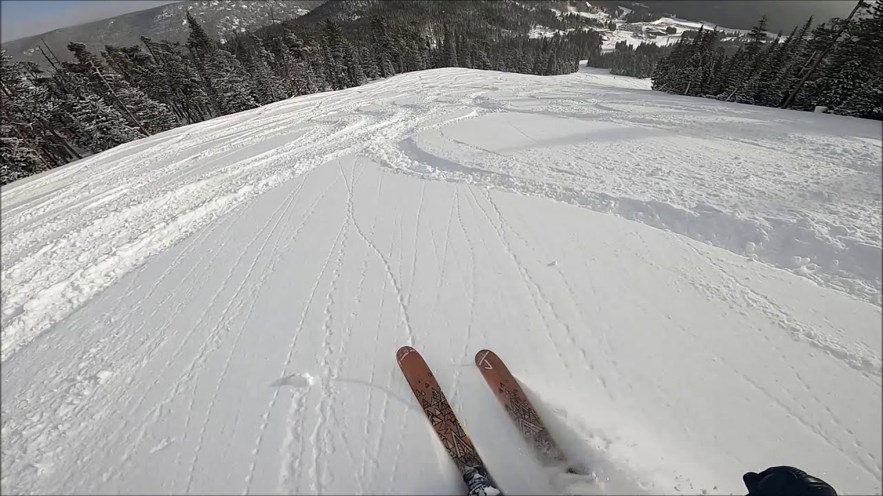 J Skis Slacker First Tracks In The POW - YouTube