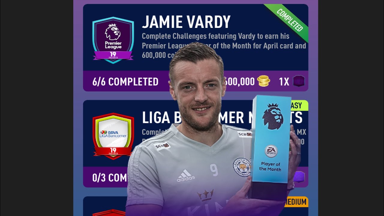 *Easiest Way* Jamie Vardy POTM PACYBITS SBC solutions