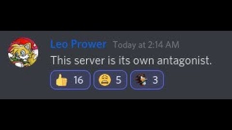 The Official Sonic Movie Discord Server in a Nutshell (It