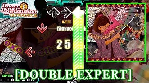 【DDR ULTRAMIX4】 exotic ethnic (OR-IF-IS Mix) / RevenG [DOUBLE EXPERT] 譜面確認＋Clap